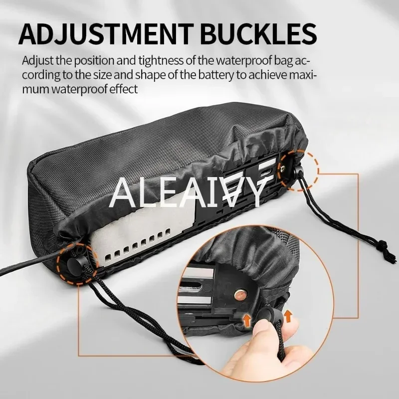 غطاء بطارية Ebike، غطاء حماية لبطارية Ebike مقاوم للماء والغبار لغطاء حماية بطارية الليثيوم Hailong eBike