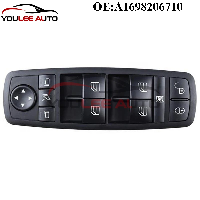 

New A1698206710 1698206710 Electric Master Power Window Switch For Mercedes-Benz W169 W245 A B Class Auto Parts