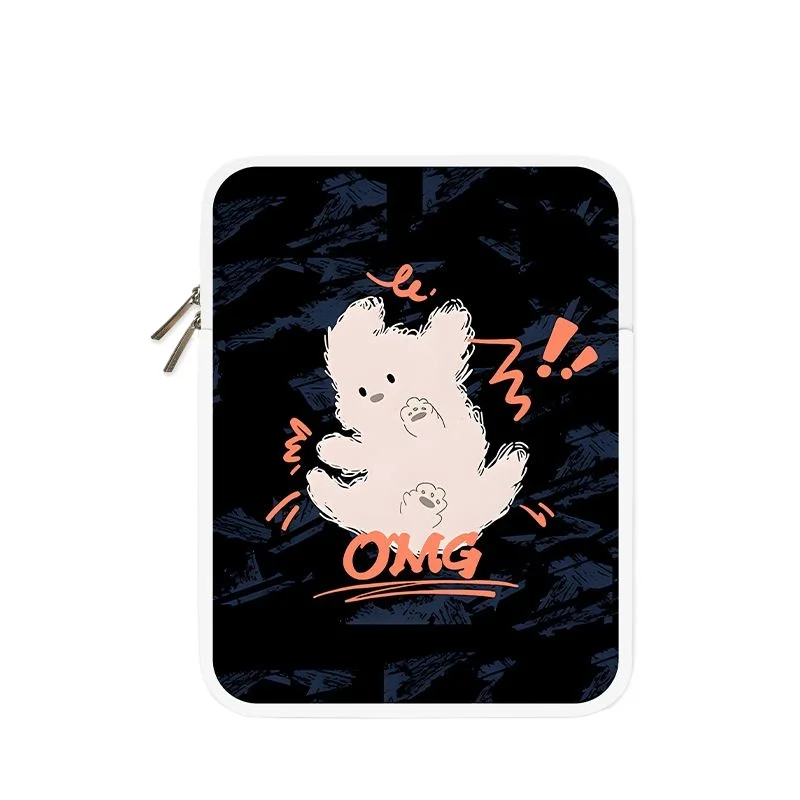 

Cartoon Scared Cat Tablet Case for Ipad Pro10.5 11 12.9 Air9.7 10.9 Inch Samsung Macbook 13.3 14 15 Shockproof Bag Holiday Gift