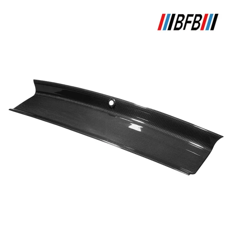 

For Ford Mustang Real Dry Carbon Fiber Rear Cover Trunk Trim Shell Frame Exterior modification Body Kit 2014-2017 Accessories