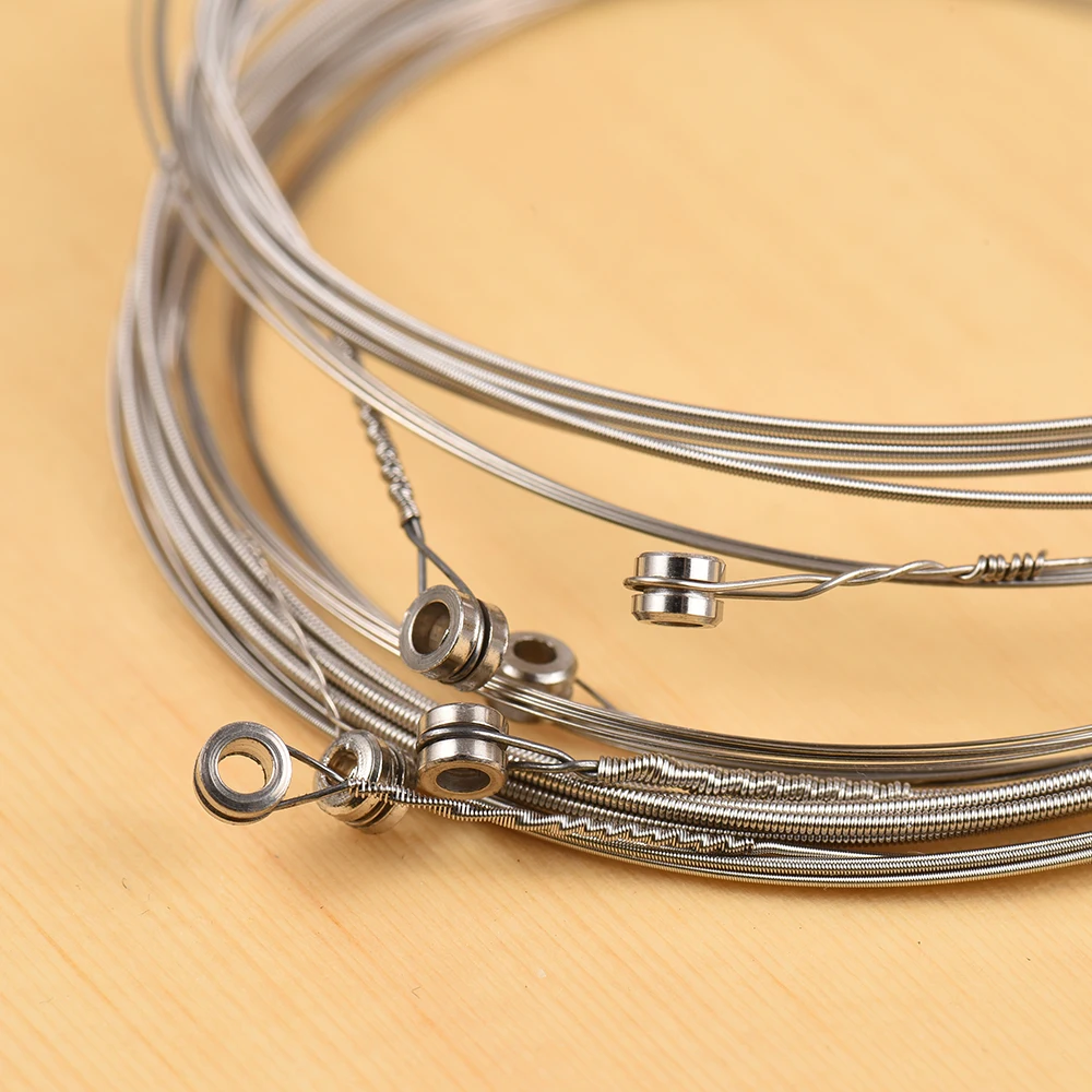 Electric Guitar Strings (E-B-G-D-A-E) Steel Wire Strings Set Guitar Replacement Parts Strings For Electric Guitar