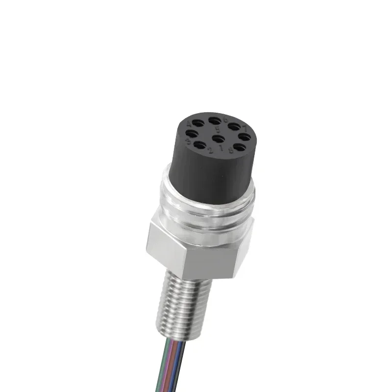 Marine Pluggable Connectors Wet Cable Micro 8Pin MCBH8F Subconn Bulkhead Underwater Connector Socket for Deepsea ROV