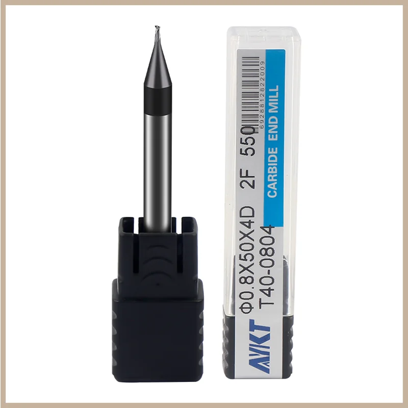 

HRC55 or HRC60 Micro End Mill 2 Flutes 0.1 0.2 0.3 0.4-0.9mm Tungsten Steel CNC Milling Cutter