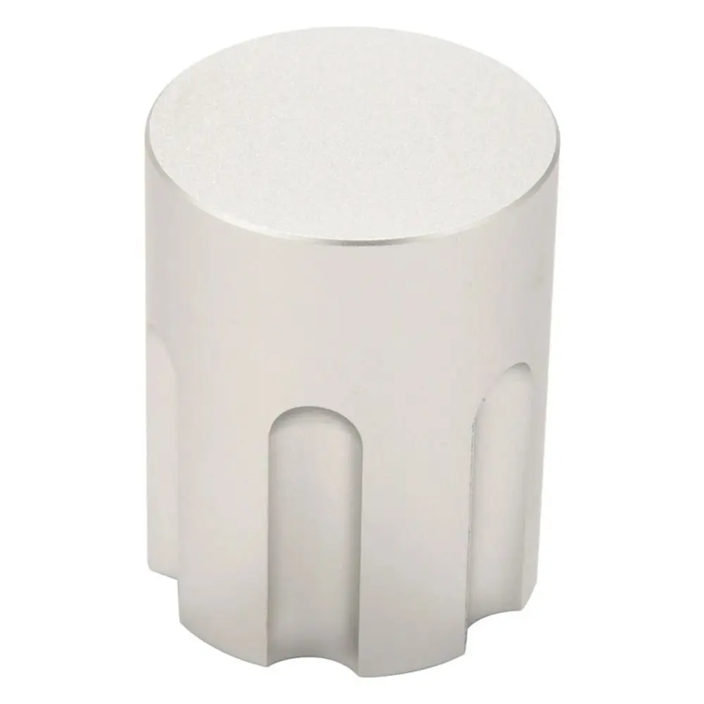 

With 6 Slots Cylinder Revolver Pen Holder Creative Non-Slip Pencil Container Aluminum Organizer Desktop Ornament Office