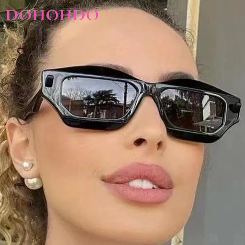 

DOHOHDO Fashion Men's And Women's Sunglasses special-shaped Frame Sports Color Matching Street Photography Retro Glasses UV400