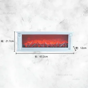 محاكاة مصباح اللهب الموقد ، الموقد المزيف ، زخرفة سطح المكتب ، الإضاءة المحيطة ، المنزل ، غرفة المعيشة ، خزانة التلفزيون أفضل 6 مواقد مزيفة للمبيعات - رقم 4