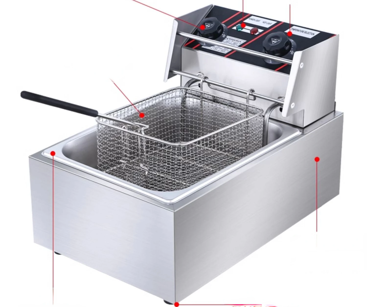 Multi purpose commercial electric fryer