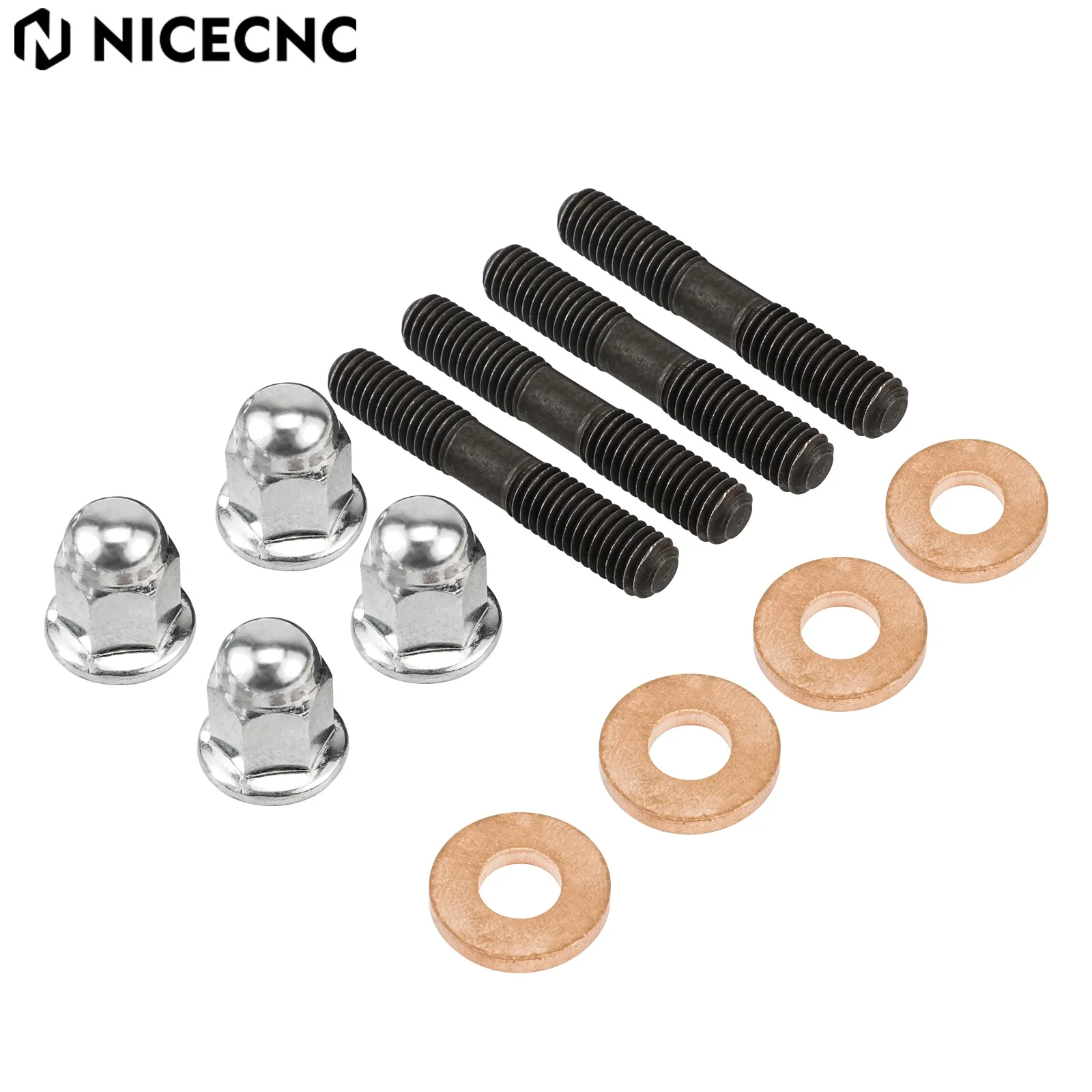 

NICECNC For Yamaha YZ85 2002-2018 2017 2016 2015 2014 2013 2012 2011 2010 2009 YZ85 Motorcycle Cylinder Stud Washer Nut Bolt Kit