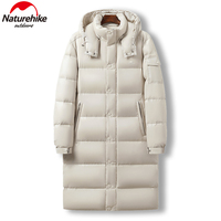 Naturehike Extended Version Jacket Upgrade 800FP Ultra Dry duck's down Jacket Man Outdoor Camping Coat Thickening Hiking Jackets