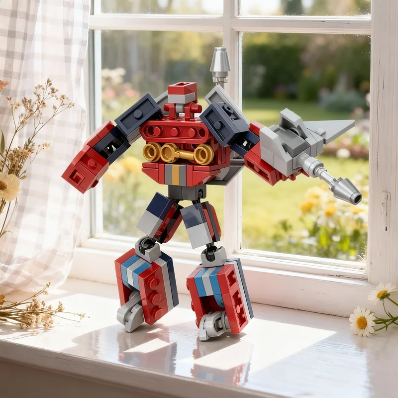 

170pcs MOC Transformers G1 Enemy Compatible Icons Model Building Blocks Creative DIY Gift Display Decor Assemble Premium Adult