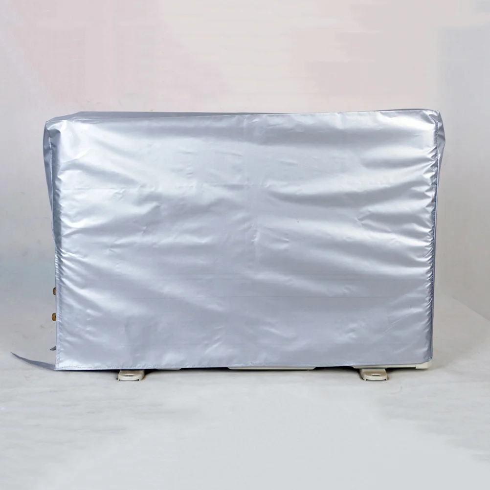 

Air Conditioner Outdoor Cover Silver Plated Polyester Fabric Fits 9000-15000 Window Units Dustproof Waterproof Energy Saving