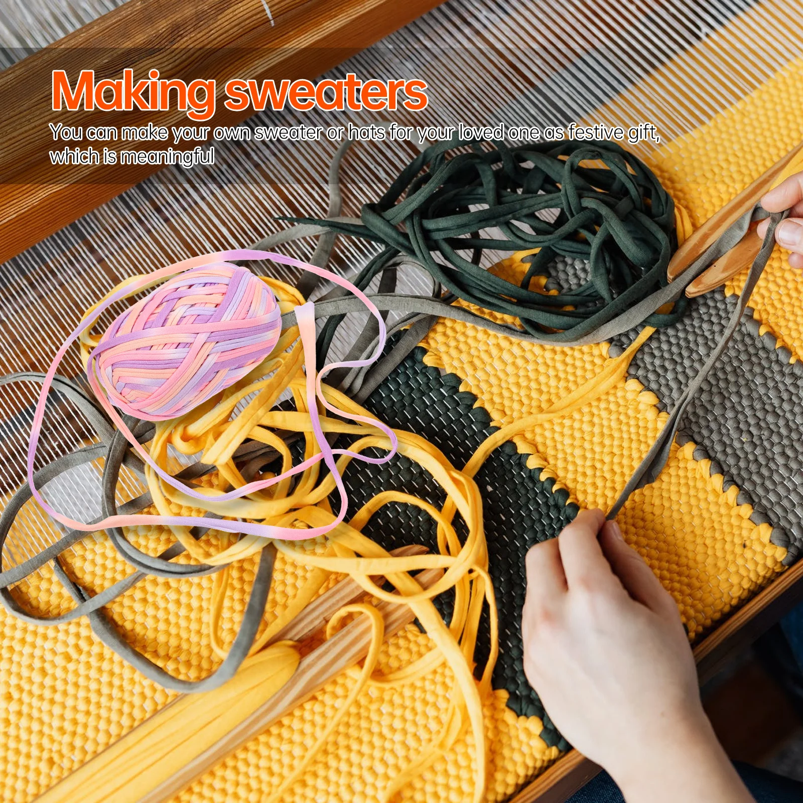 

3 пучка цветной хлопчатобумажной пряжи, теплая, мягкая, толстая пряжа для вязания шапок, свитеров, перчаток, шарфов, аксессуаров ручной работы «сделай сам»