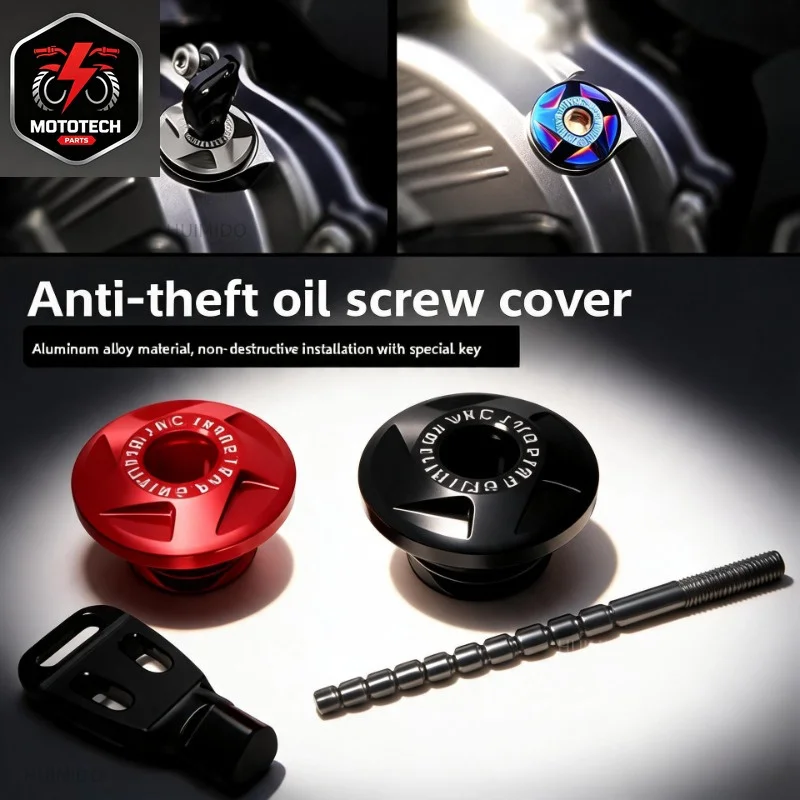 Applicable to Shengshi 703RR 703F 703R 703T modified anti-theft oil cover, oil screw probe