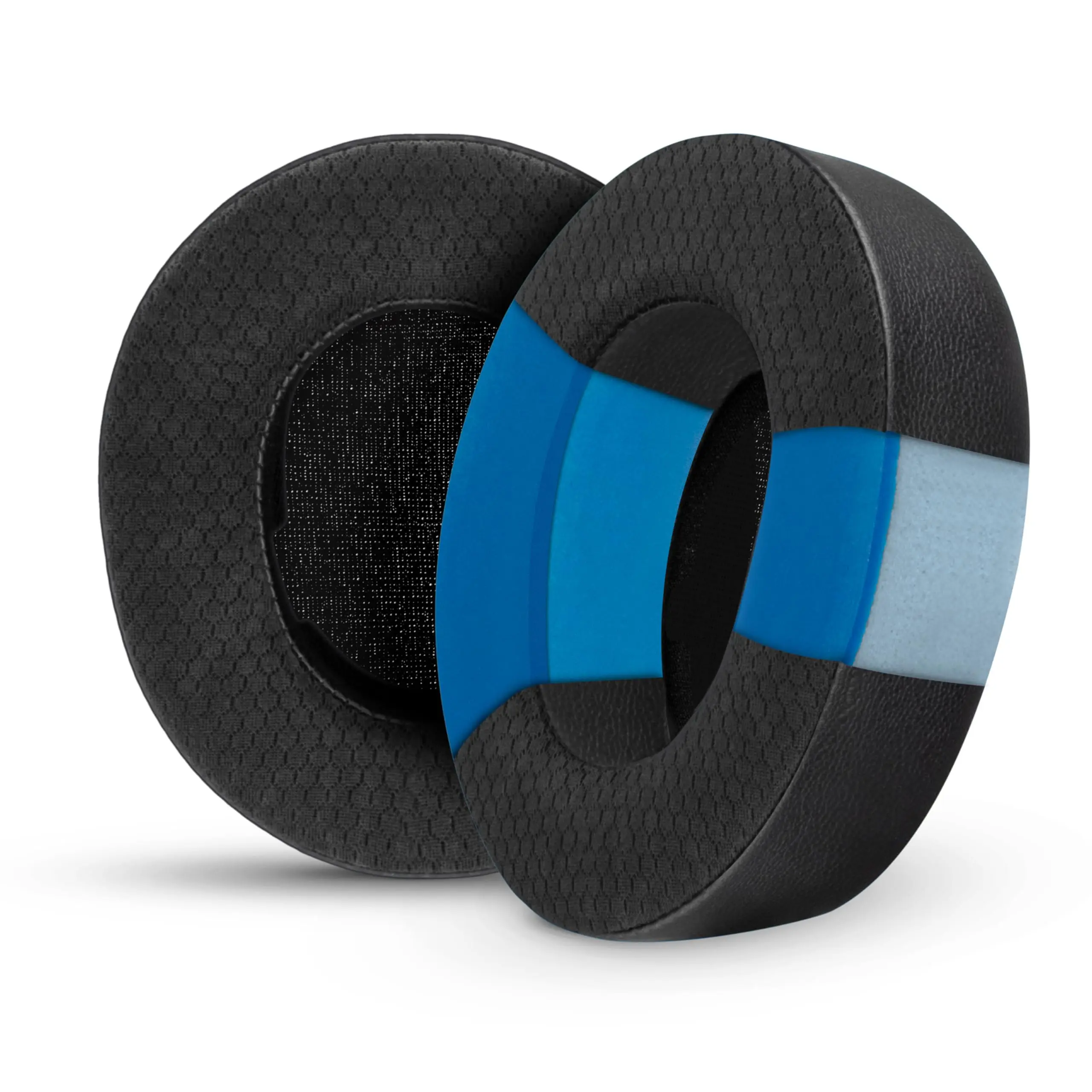 Hybrid Fabric Cooling Gel Ear Pads for Arctis Nova Pro Wireless - with Memory Foam, Cooling Gel & Breathable Mesh & Leather