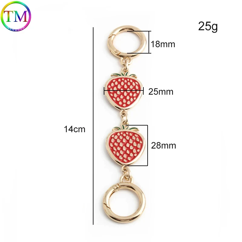 2Pcs Metal Chain Strap Extender Hanging Crossbody Chain For Purse Clutch Armpit Bag Extension Chains Diy Replacement Accessories