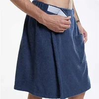 Men Soft Wearable Bath Towel with Pocket Bathrobes Shower Wrap Sauna Gym Swimming Holiday Spa Bath Beach Towel Toalla De Playa 4