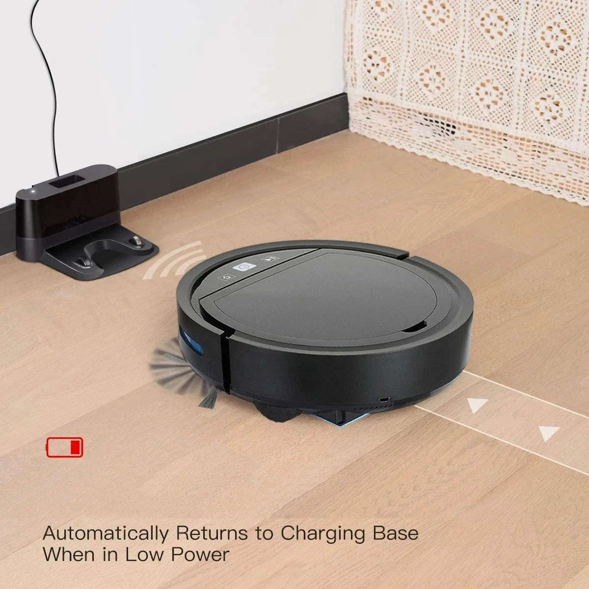 New Planning Automatic Cleaning 3-in-1 Vacuum Cleaner Intelligent Voice Sweeping Robot Automatic Recharge Carpet Pets Hair