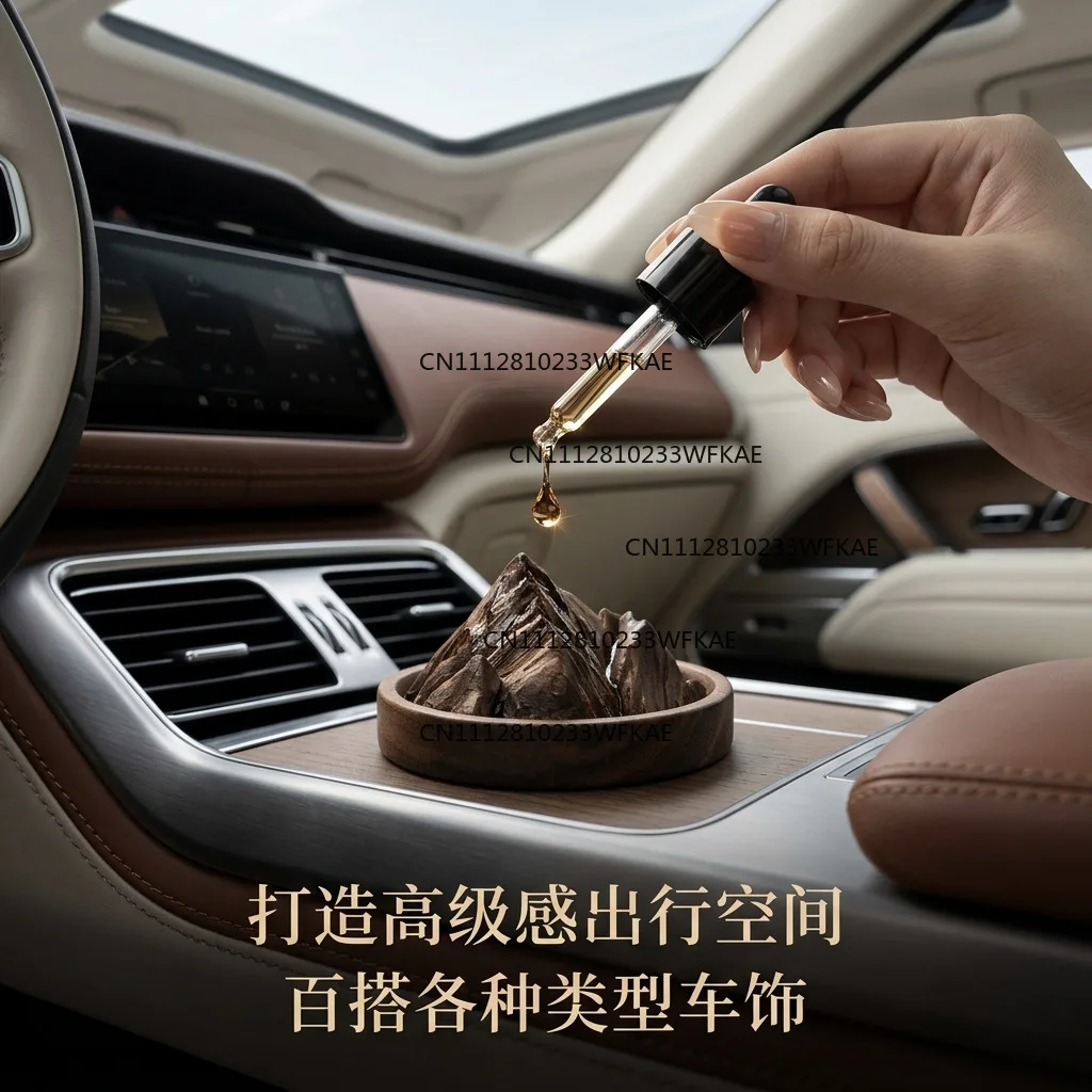 Fragrant wood walnut black car Rizhao expansion Jinshan bedroom birthday gift ornament