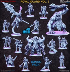 Knights and paladin Women Dwarf Elves Dragon and Dungeon DND Running Group Board Game Chess Model