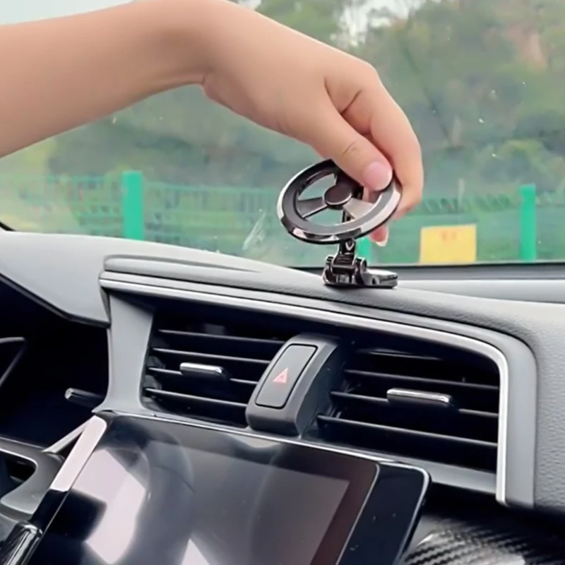 

Вращающийся на 360 градусов магнитный автомобильный держатель для телефона, магнитный держатель для смартфона, кронштейн для