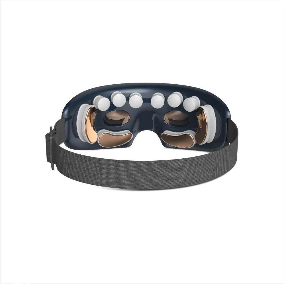 

Popular Hot sell Dark Grey Design for Migraine Relief Eye Care Mask High Quality OEM ODM Support Visible Vibration Smart Hot Ey