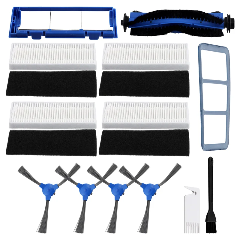 

A04G-For Eufy Robovac 11S 15T 30 30C 15C 12 25C 35C Sweeping Machine Main Brush Edge Brush HEPA Filter Screen Replacement