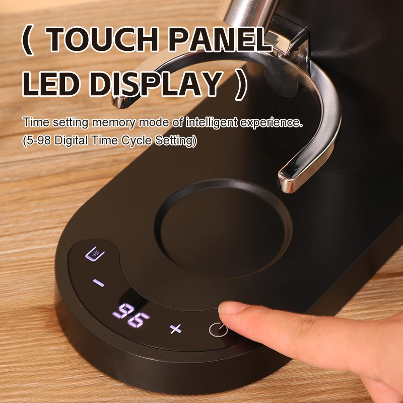 2025 Conical Burr 60 Setting Compact & Quiet Rechargeable Electric Espresso Coffee Grinder For Home Use / Outdoor