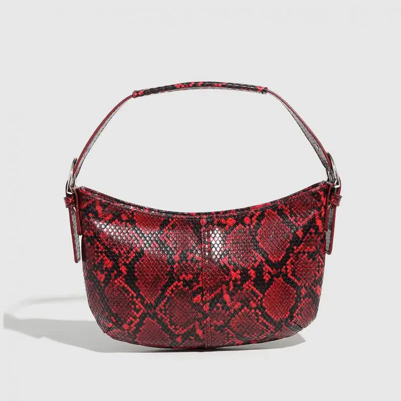 

Европейская и американская модная сексуальная сумка со змеиным узором и тиснением для женщин, высококачественная и персонализированная модная сумка на одно плечо