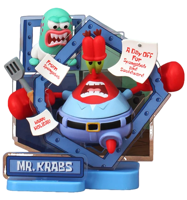 Original Spongebob Squarepants Patrick Star Squidward Eugene H. Krabs Action Figure Blind Box Anime Toys Desktop Ornament Gifts