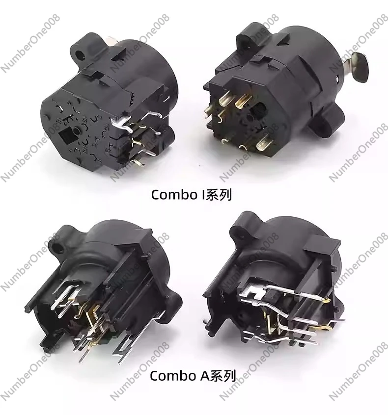 

10 шт. NCJ6FA-V Canon 6.35 TRS комбинированный разъем с двойным назначением, гнездо для печатной платы