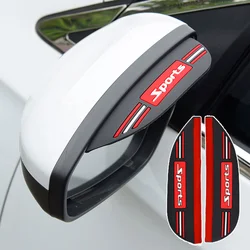 1 Pair Car Rearview Mirror Rain Guard Sport Type Sun Visor Eyebrow Guard Car Mirror Side Rain Shield Universal Decor Accessories