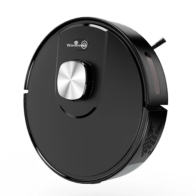 WiFi Laser Intelligent Plastic Sweeping Robot Automatic Charging LDS Navigation APP Remote Control Sweep/Drag/Suction All-in-One