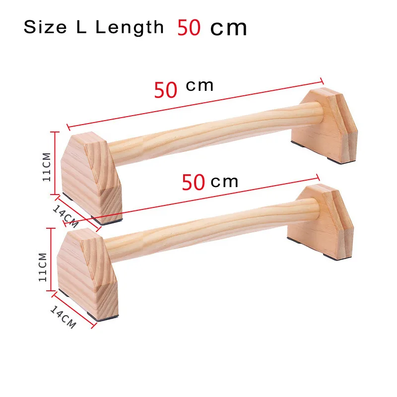 New Type of Fitness Push-ups Gymnasium Exercise Training Chest H-shaped Wooden Calisthenics Handstand Parallel Rod Double Rod