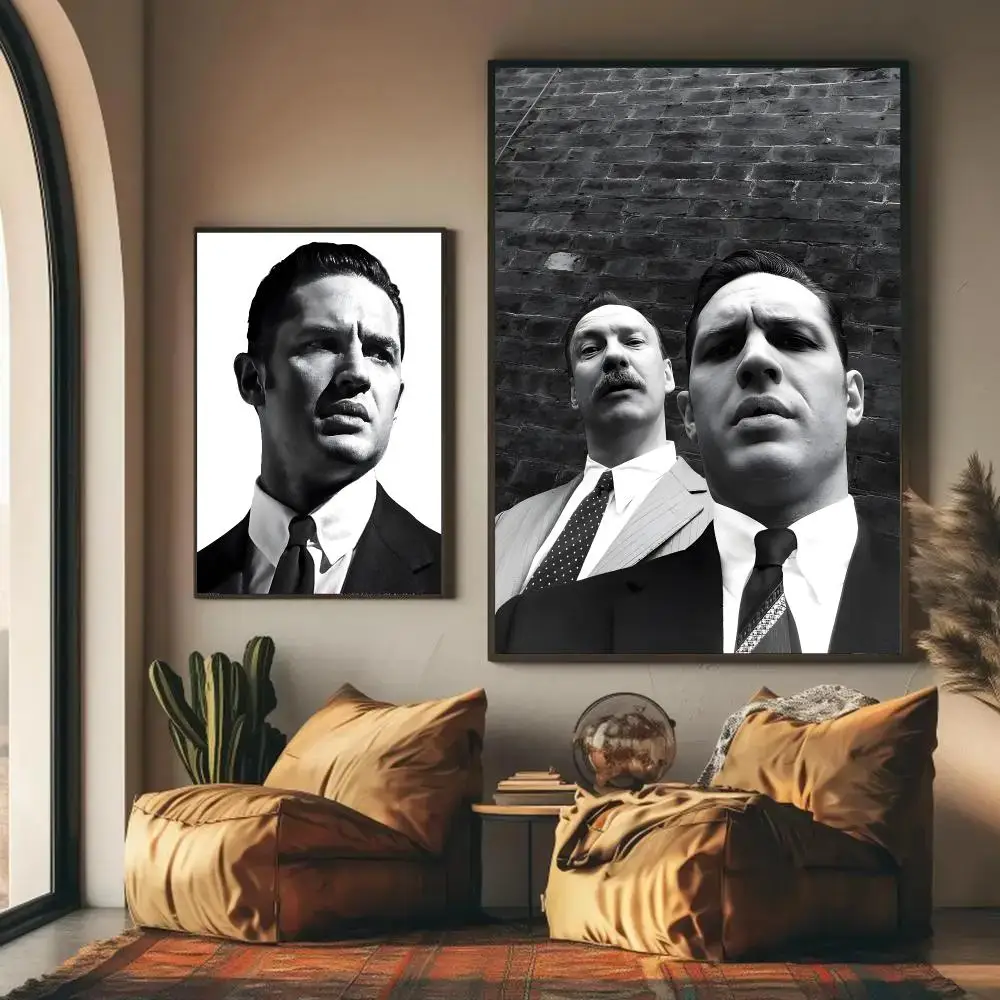 Tom Hardy Poster Home Living Bed Room Bar Hallway Sticky Wall Art Printing Waterproof Aesthetic Decor