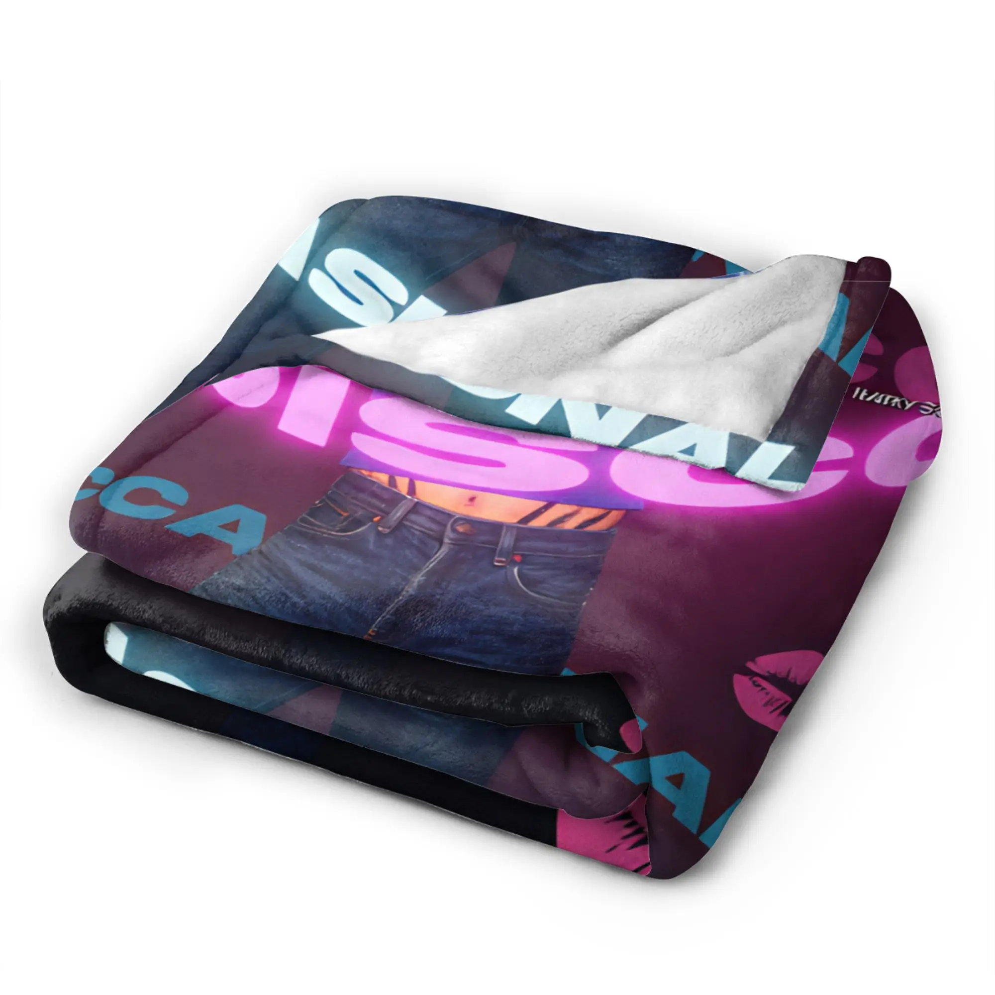 Harrys S-Styles Kiss Al the Time Flannel Blanket Adults  Cozy Throw Blanket Winter Living Room Bedspread Sofa Bed Cover