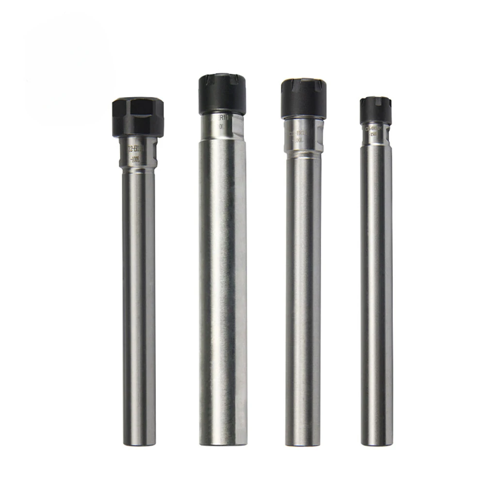 OUIO Lengthen Tool Carrier Extension Rod C6 C8 C10 C12 C16 C20 C25 C32 ER11 ER16 ER20 ER25/32 ER Collet Chuck Holder CNC Milling