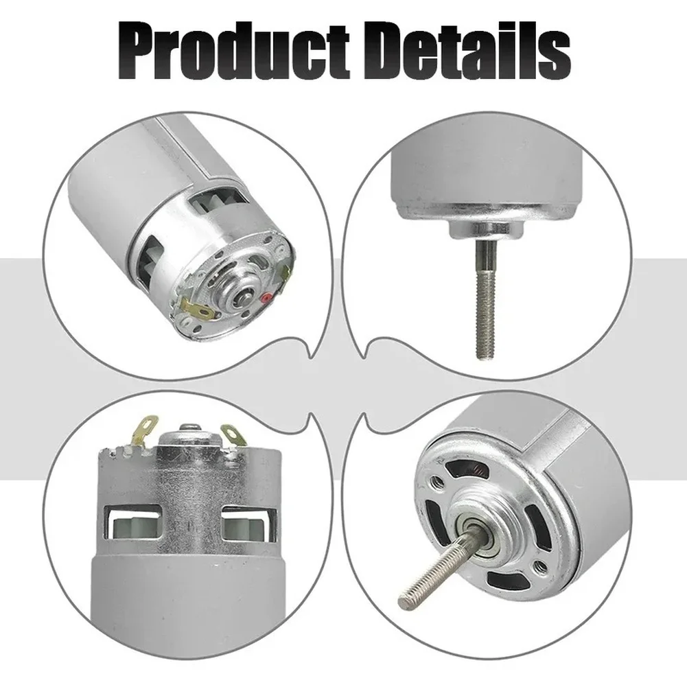 21V RS755 Replacement Rotor for Grass Trimmer For battery Tools Aluminum Copper Material Compact 9.8x4.45x4.2 cm