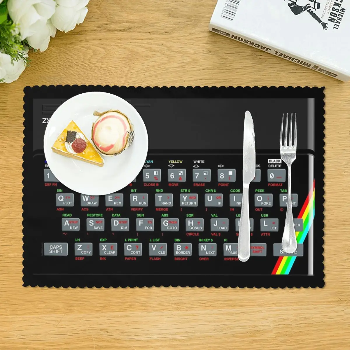 ZX Spectrum Placemat Heat Resistant Plate Mat for Dining Table Bowl Coaster Super Absorbent Mats
