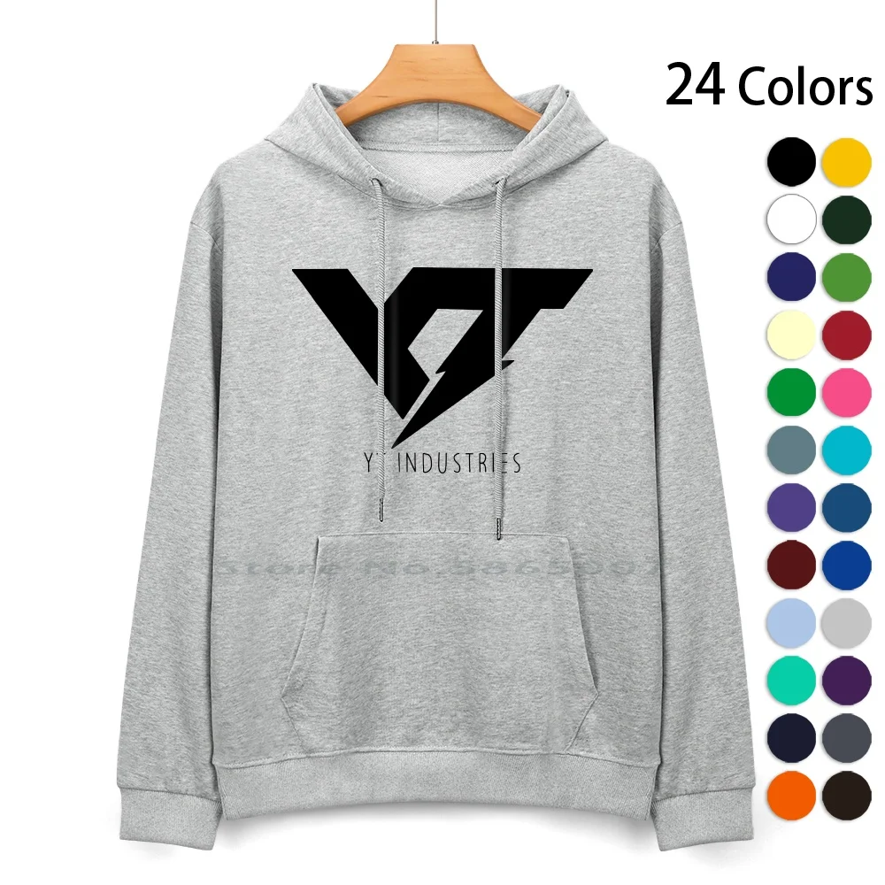 Yt Industries Logo Cotton Hoodie Sweater 24 Colors Adventure Downhill Mountain Extreme Sport Bike Logo Dust Tri 100% Cotton