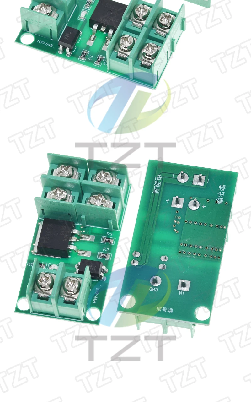 1/3PCS DC 5V-36V Elektronischer Impuls-Trigger-Schalter, Bedienfeld, MOS-FET-Feldeffektmodul-Treiber für LED-Motorpumpe – Detail 4