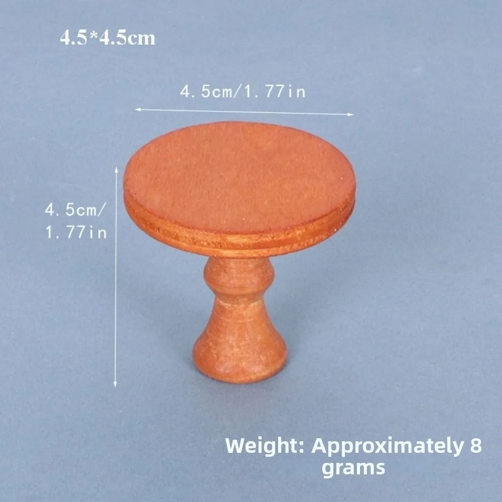 Mini 1/12 Dollhouse Miniature Chair Multistyles Doll House Decoration Simulation End Table Modern Simple