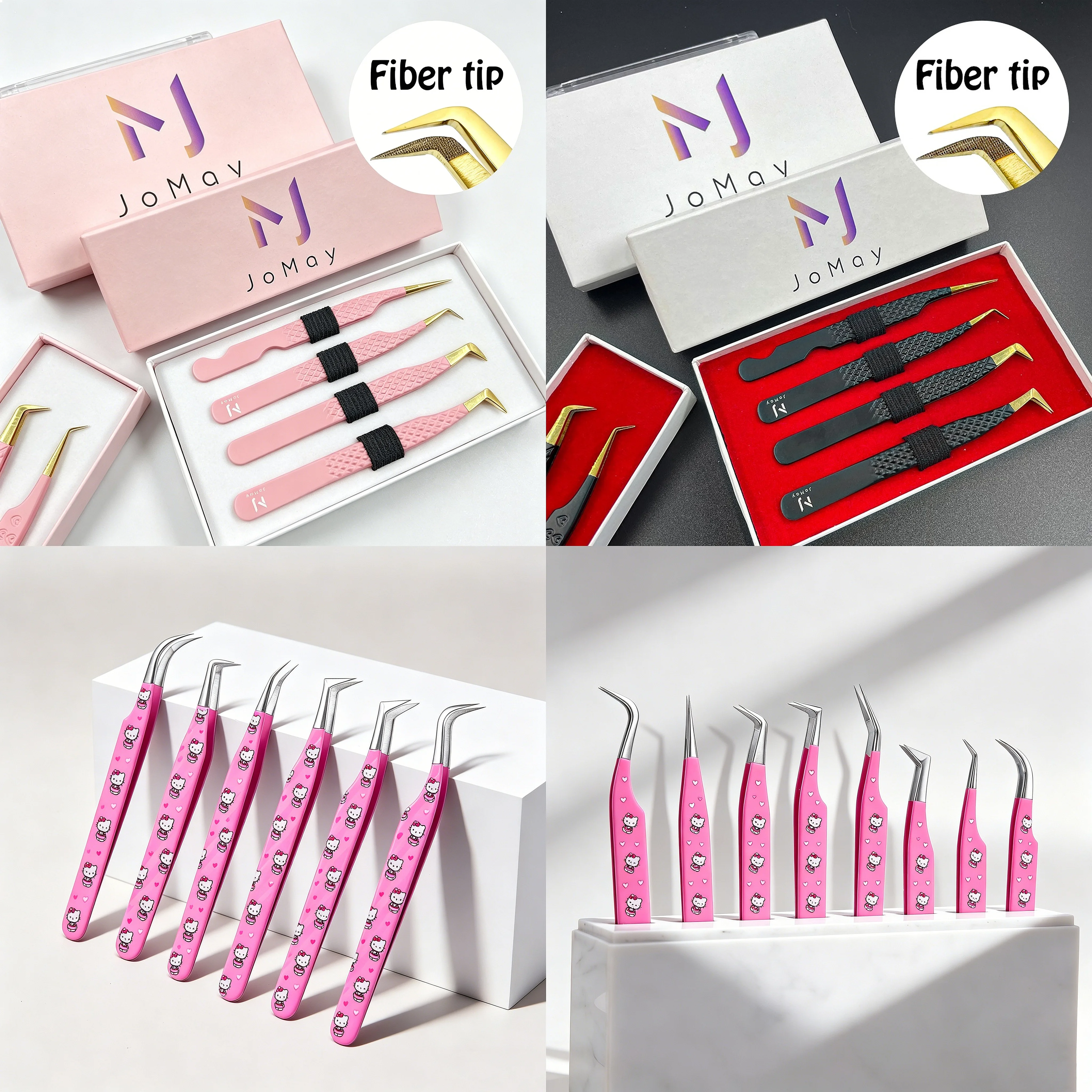 Isolation Tweezer Curved - Free Custom Handmade Volume Eyelash Extension