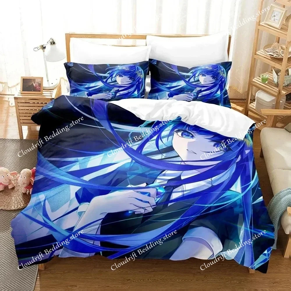 3D Print Anime Houseki no Kuni Bedding Set Boys Girls Twin Queen Size Duvet Cover Pillowcase Bed Boys Adult Home Textileextile 2