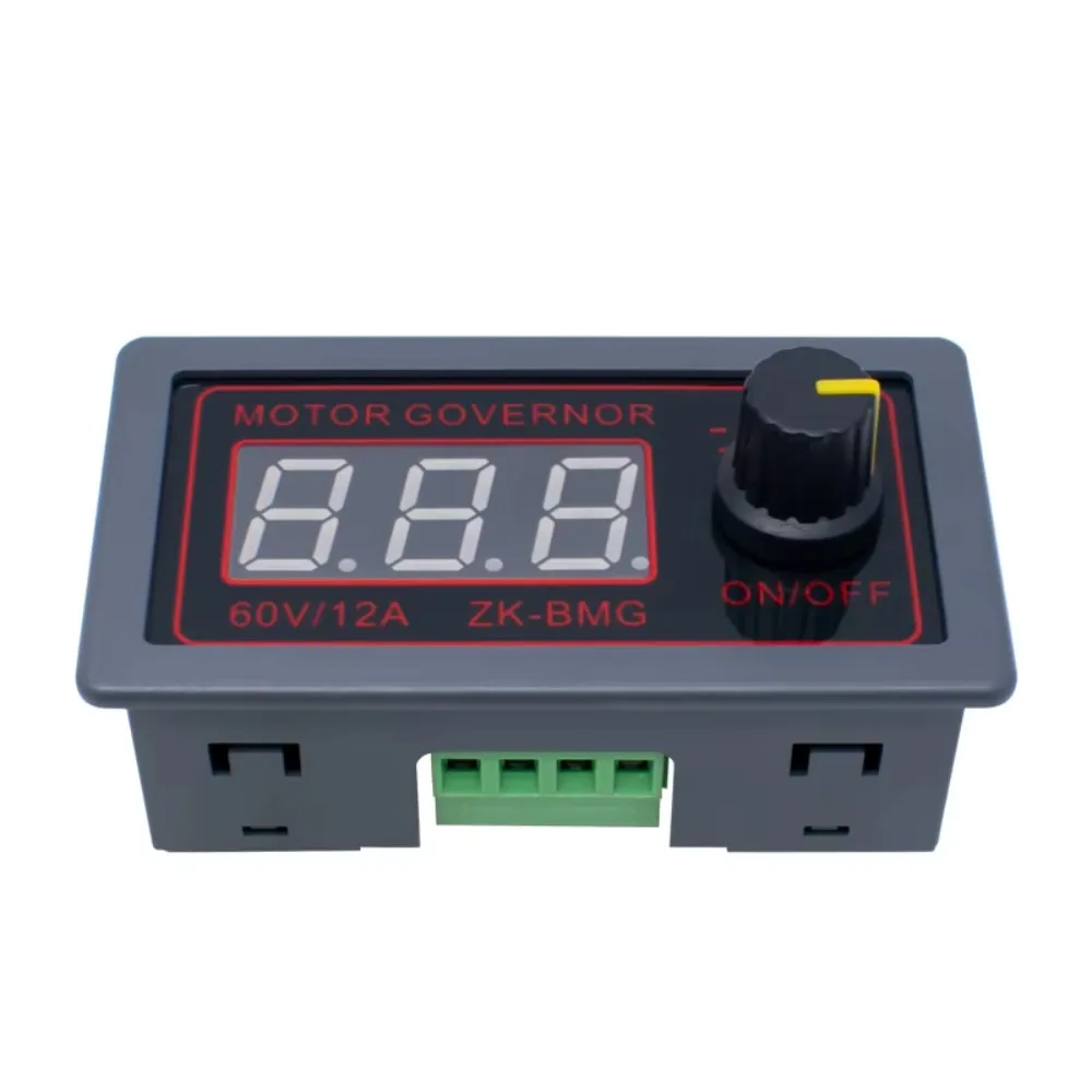 ZK-BMG DC5-30V/9-60V PWM DC Motor Governor Adjustable Speed Encor Digital Display Duty Cycle Maximum