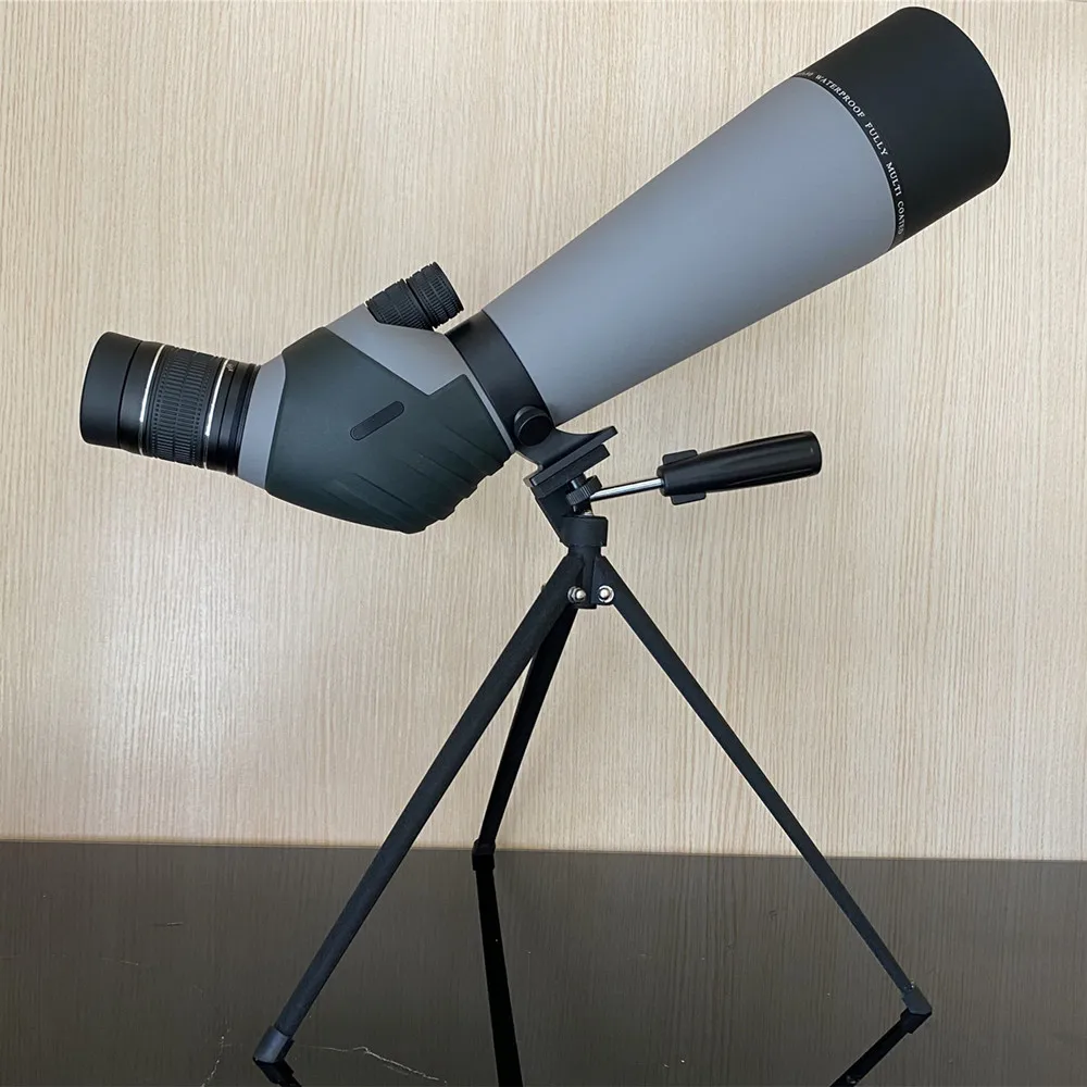 Imagem -04 - Spotting Scope à Prova Ddual Água Dupla Focagem Zoom Bak4 Totalmente Multi Revestido 45 Graus Angular Ocular para Observação de Aves 2060x80