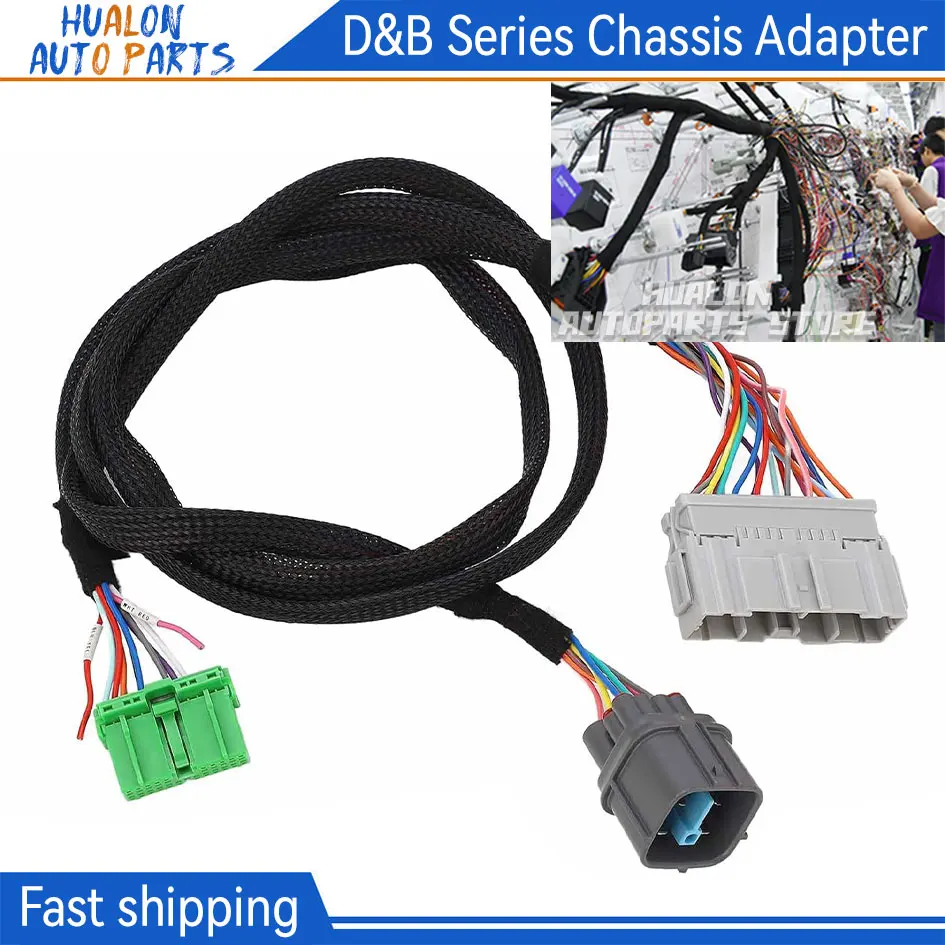 96-98Chassis Wiring Harness, B Series Chassis Adapter Harness D Series Chassis Wire Connector Cable For Civic Si EK 1996-1998