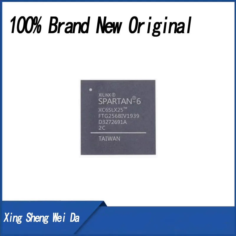 

100% new 1 piece XC6SLX25-2FTG256C XC6SLX25 BGA chip IC