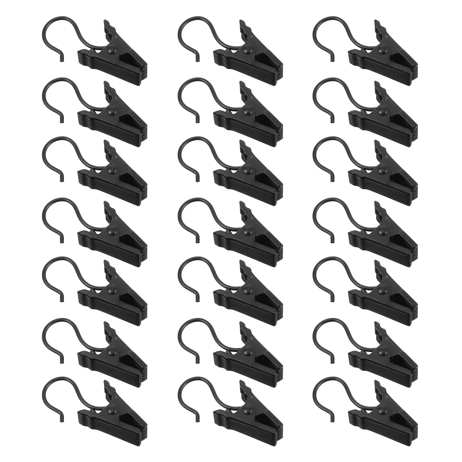 

25Pcs Modern Shower Curtain Clips Iron Based Hanging Clips for Bathroom Decor Towels Drapes Canopy Tapestries Outdoor Camping