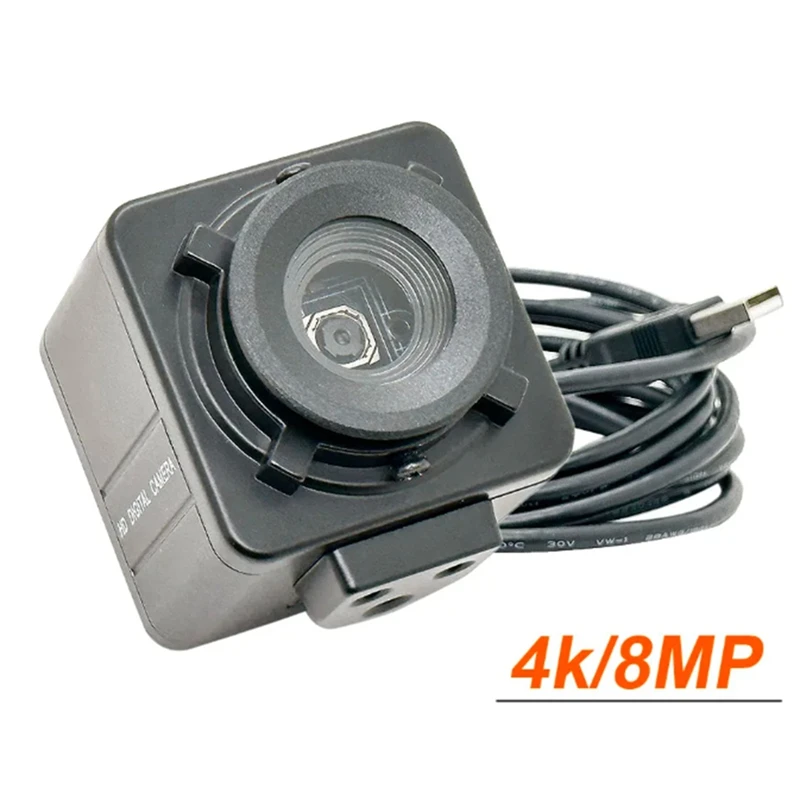 Webcam USB 4K FULL-Industriale PC Laptop Video Messa a fuoco automatica da 8 MP Fotocamera USB Sensore IMX179 OTG UVC Plug & Play