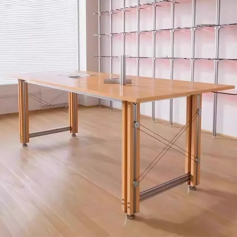 Aluminum profile ocean board conference table rectangular living room desk